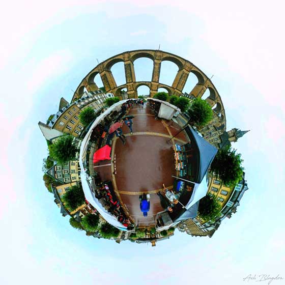 One of Ash Blagdon's artistically composed tiny planets